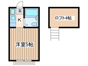 内田ハイツの物件間取画像